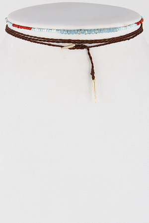 Tribal Inspired Choker Necklace 6LBB6